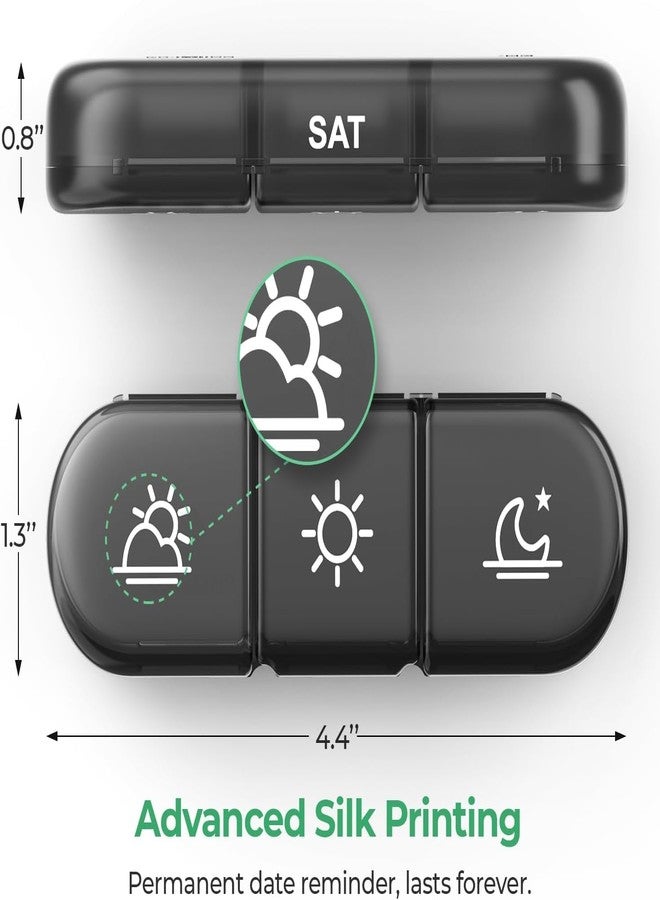 BOLDSTUFF Weekly Pill Organizer 3X a Day, Daily 7 Day Pill Box 3 Times a Day, Travel Medicine Pill Organizer Pill Case Container for Vitamins, Supplements - Image 4